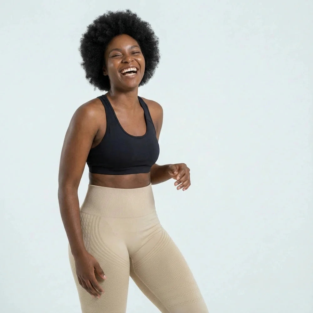 AUREN 3D Leggings - Beige