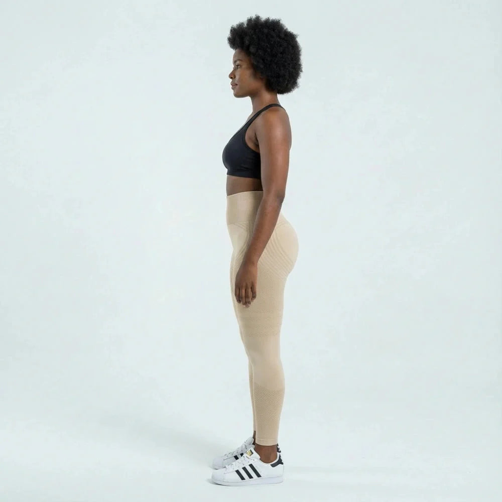 AUREN 3D Leggings - Beige
