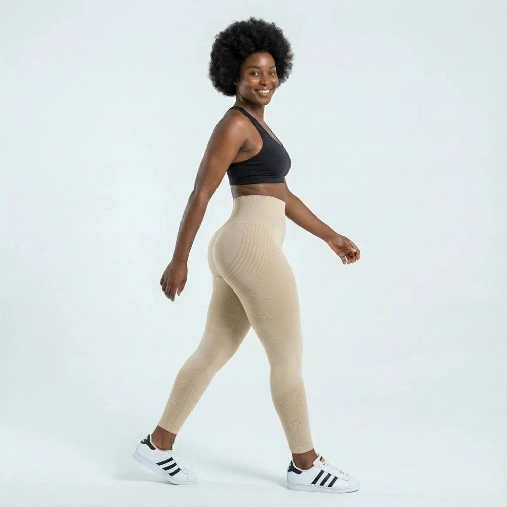 AUREN 3D Leggings - Beige
