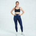AUREN 3D Leggings - Blue Navy