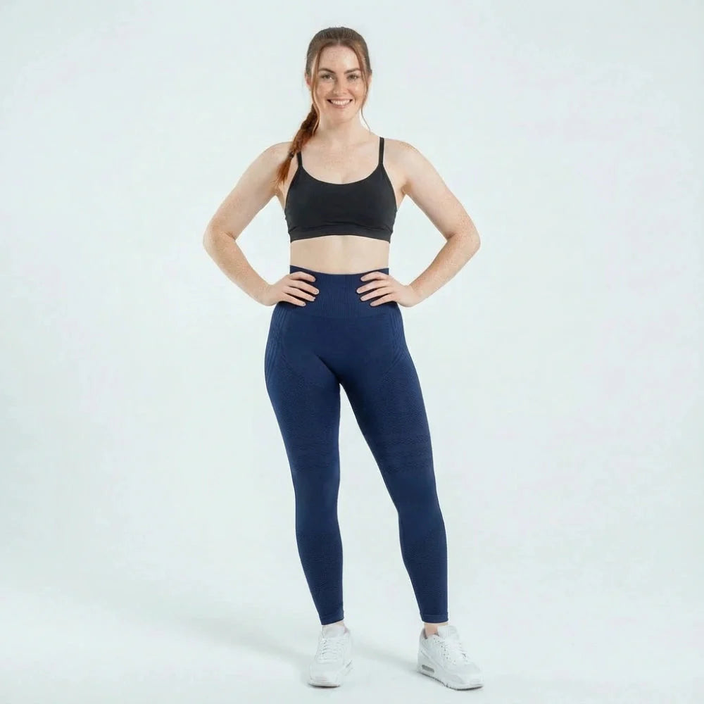 AUREN 3D Leggings - Blue Navy