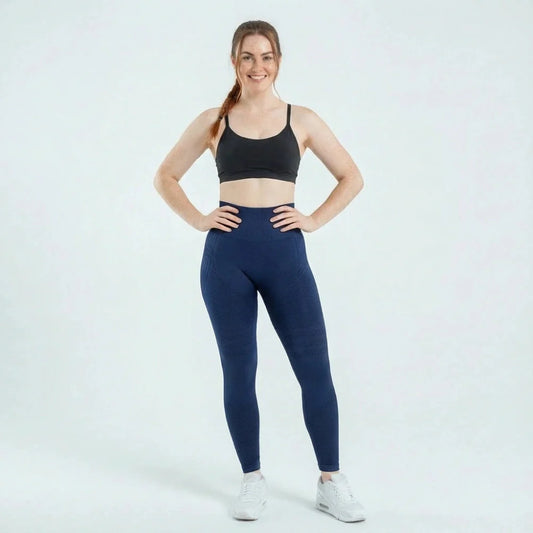 AUREN 3D Leggings - Blue Navy