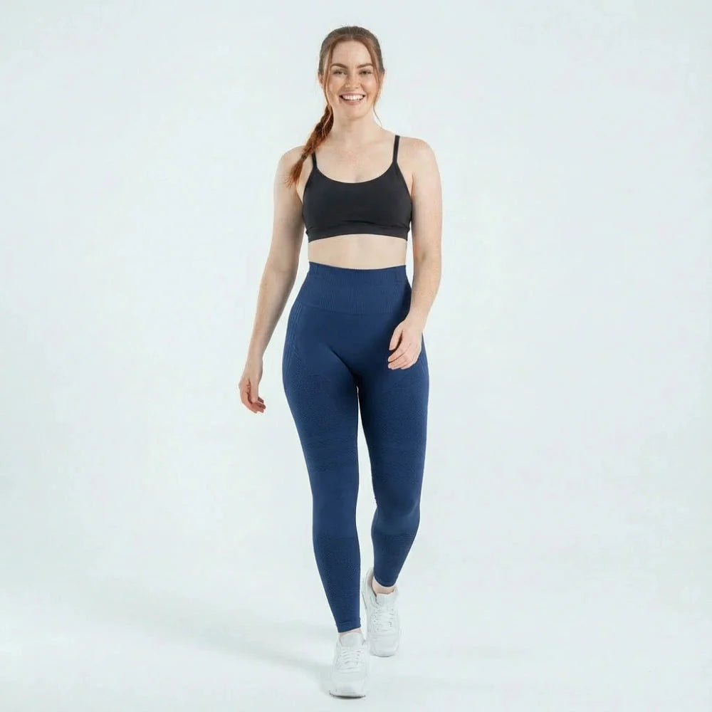 AUREN 3D Leggings - Blue Navy
