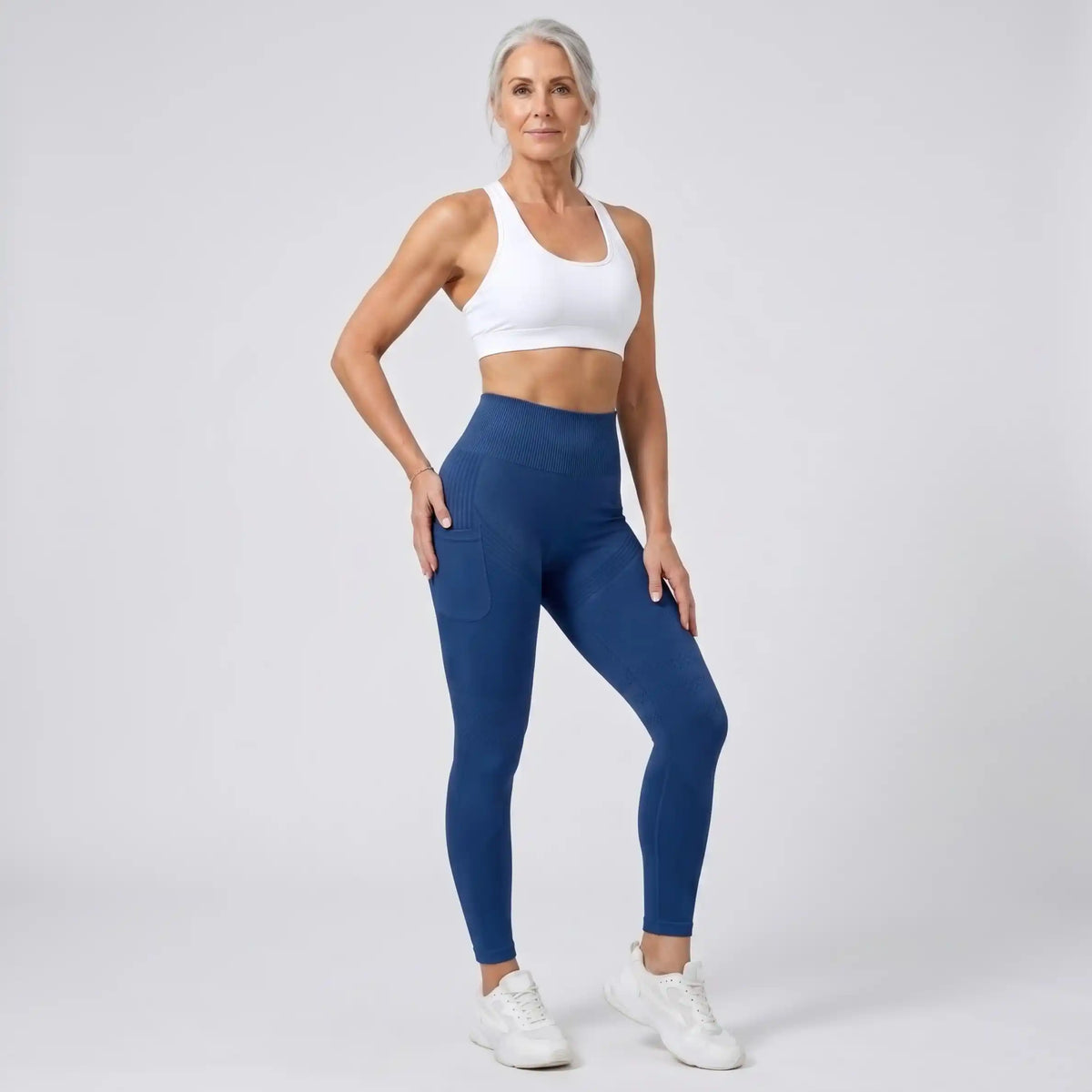 AUREN 3D Leggings - Blue Navy