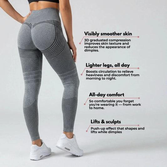AUREN 3D Leggings - Grey