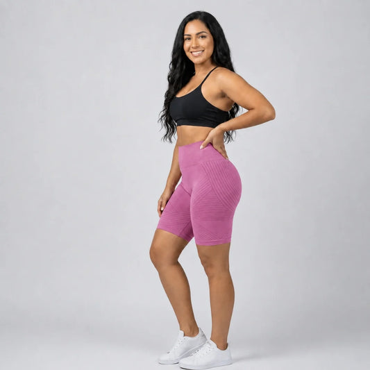 AUREN 3D Short Legging – Hot Pink