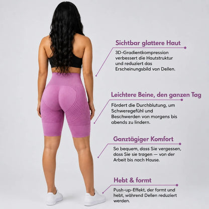 AUREN 3D Short Legging – Hot Pink