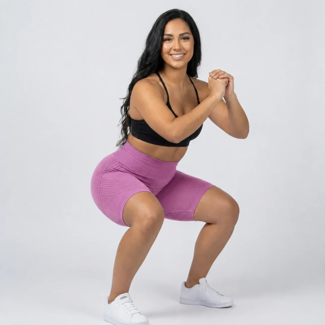 AUREN 3D Short Legging – Hot Pink