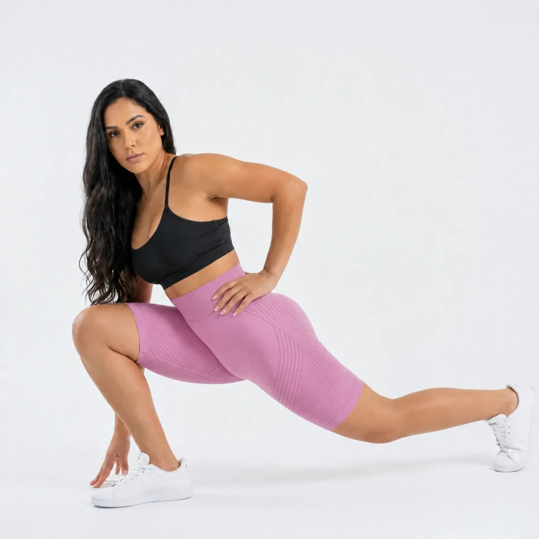 AUREN 3D Short Legging – Hot Pink