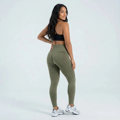 AUREN 3D Leggings - Army Green
