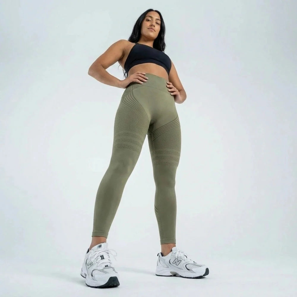 AUREN 3D Leggings - Army Green