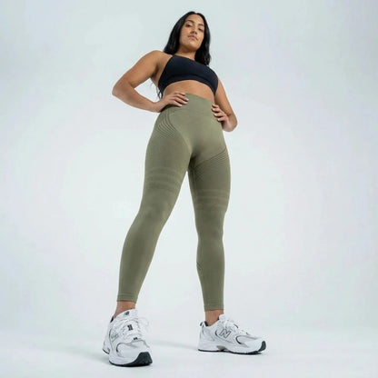 AUREN 3D Leggings - Army Green