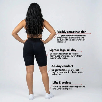 AUREN 3D Short Legging – Classic Black