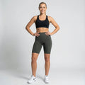 AUREN 3D Short Legging – Dark Grey