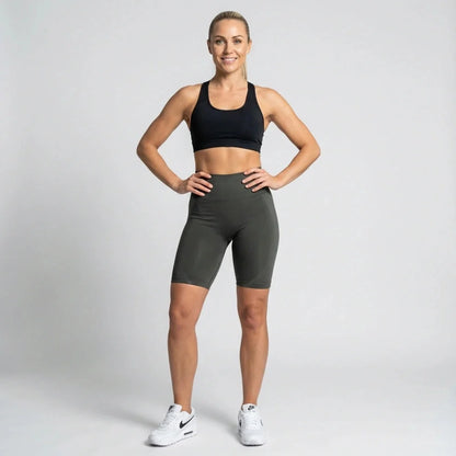 AUREN 3D Short Legging – Dark Grey