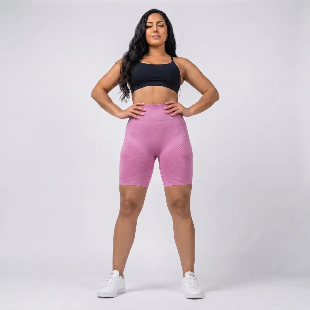 AUREN 3D Short Legging – Hot Pink