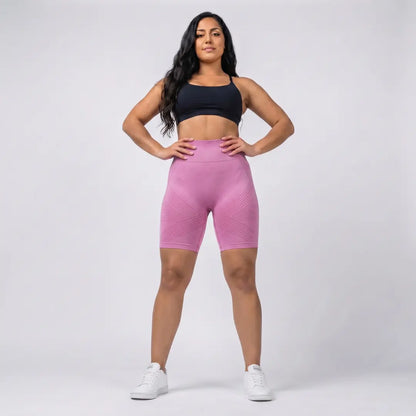 AUREN 3D Short Legging – Hot Pink