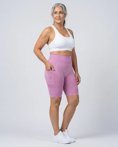 AUREN 3D Short Legging – Hot Pink